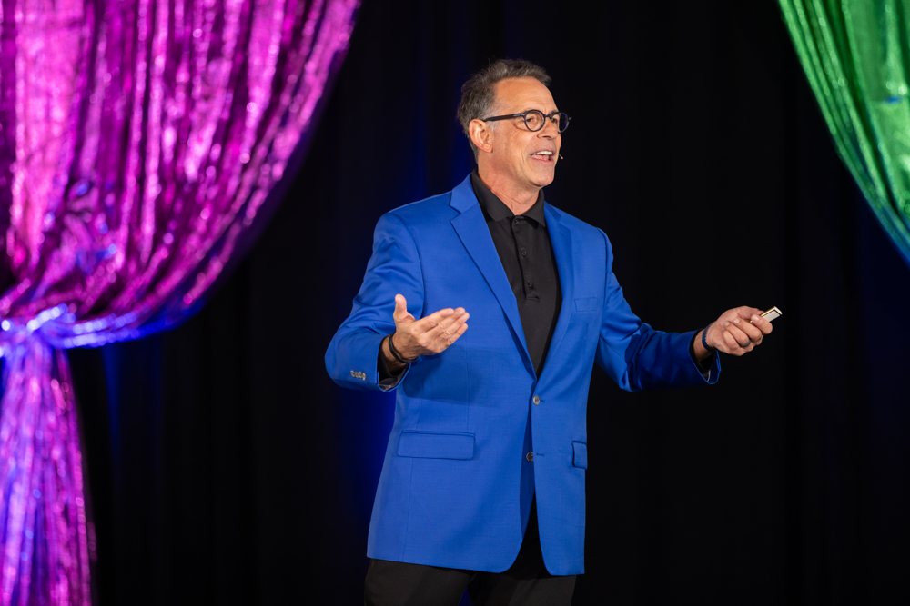 David Suson on stage