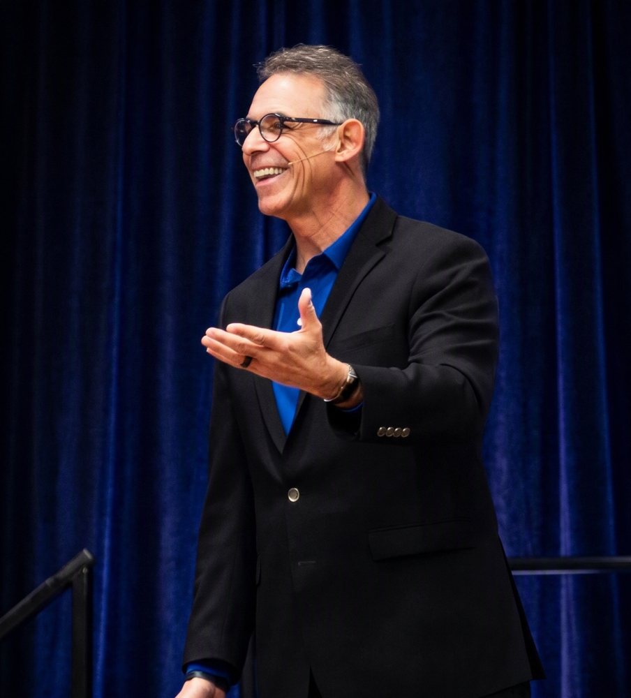 David Suson engaging the audience